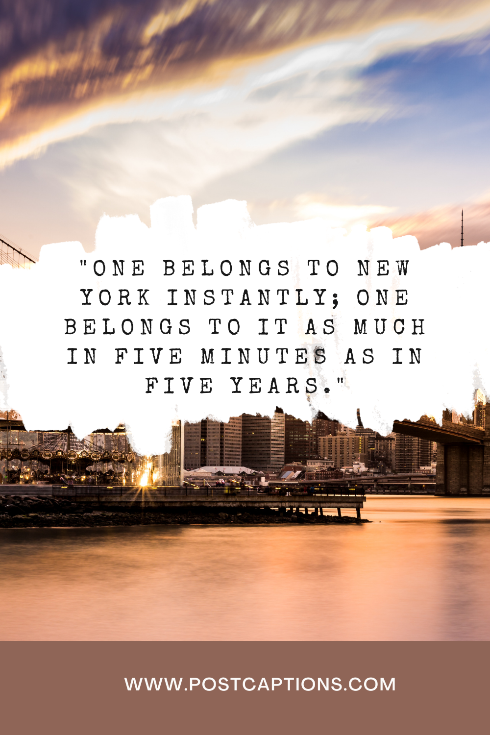 New York Quotes for Instagram Captions