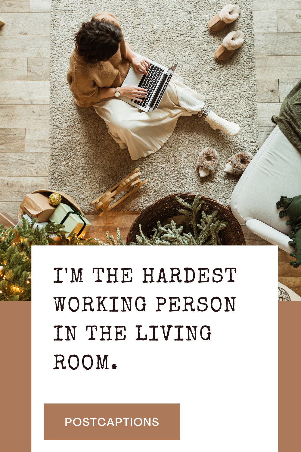 Funny work from home captions