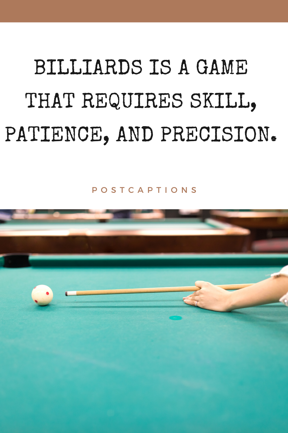 Pool Table Billard quotes for Instagram