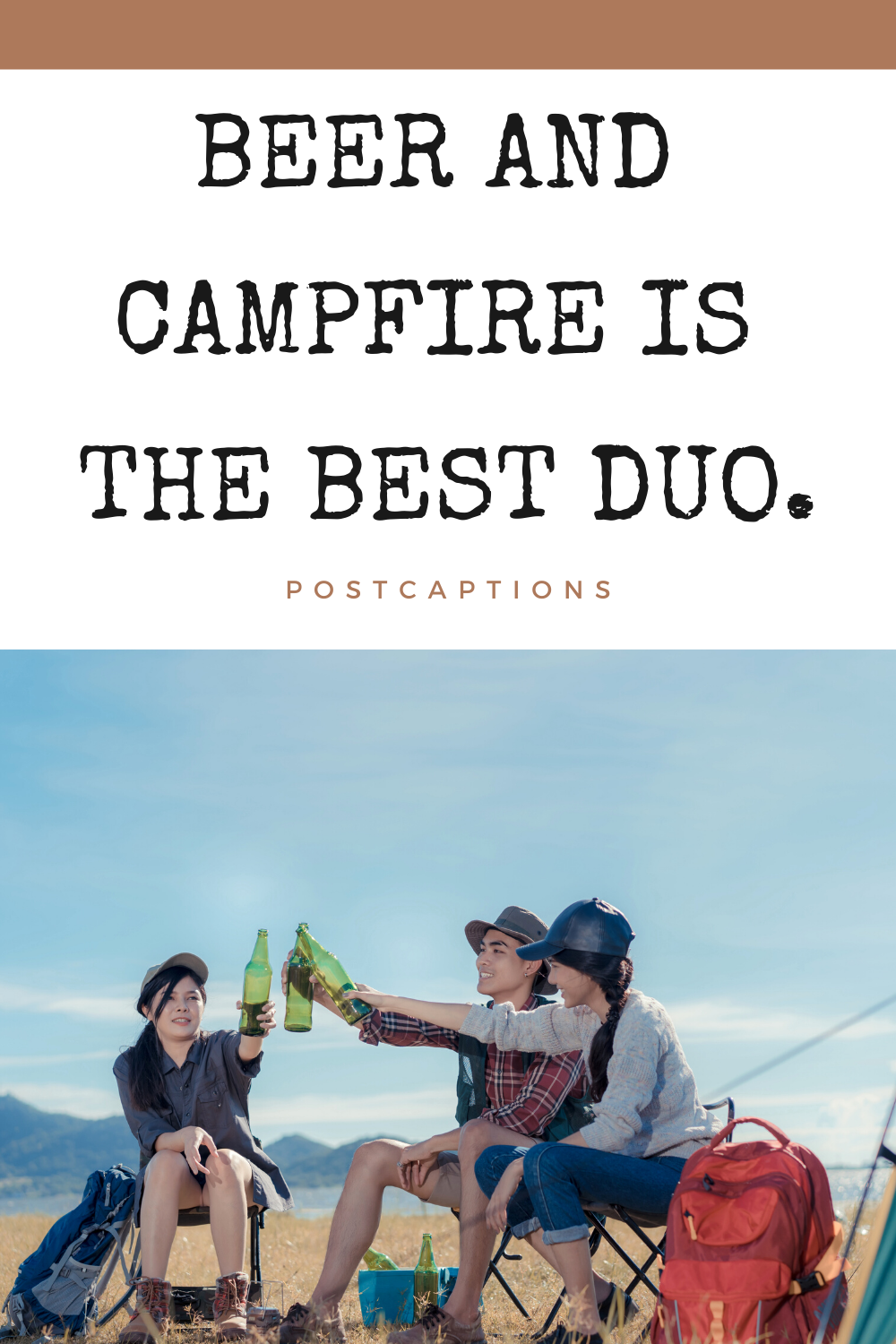 Funny camping captions