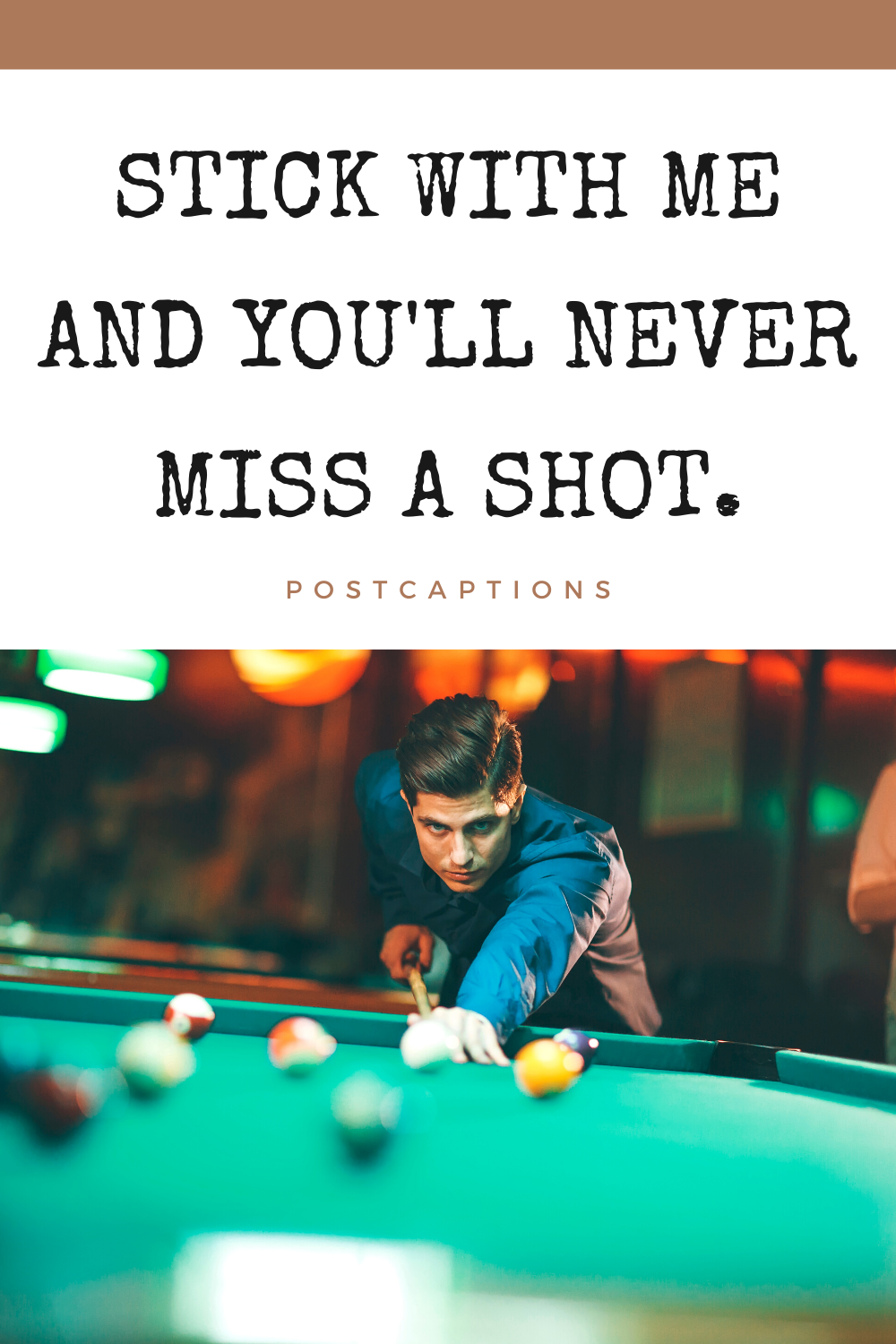 Pool Table Instagram Captions