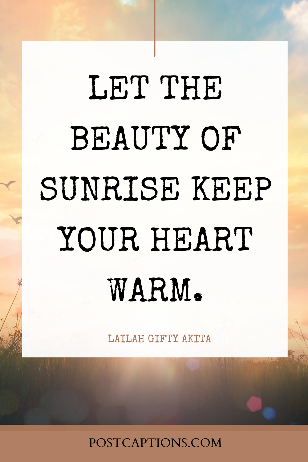Sunrise quotes for Instagram