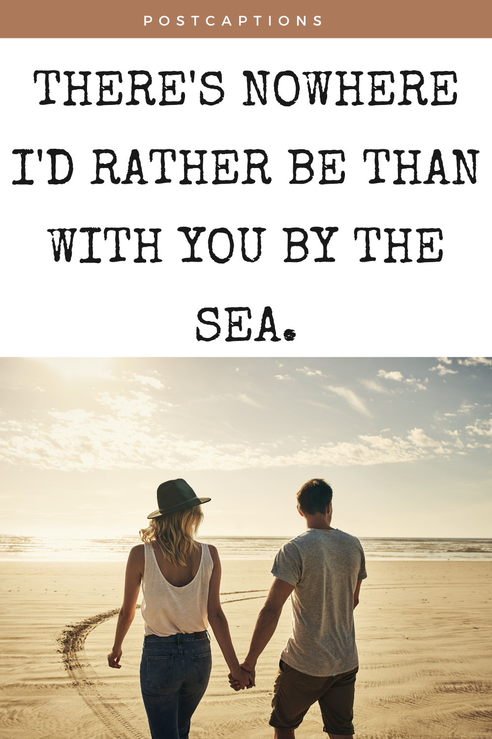 Beach captions for couples