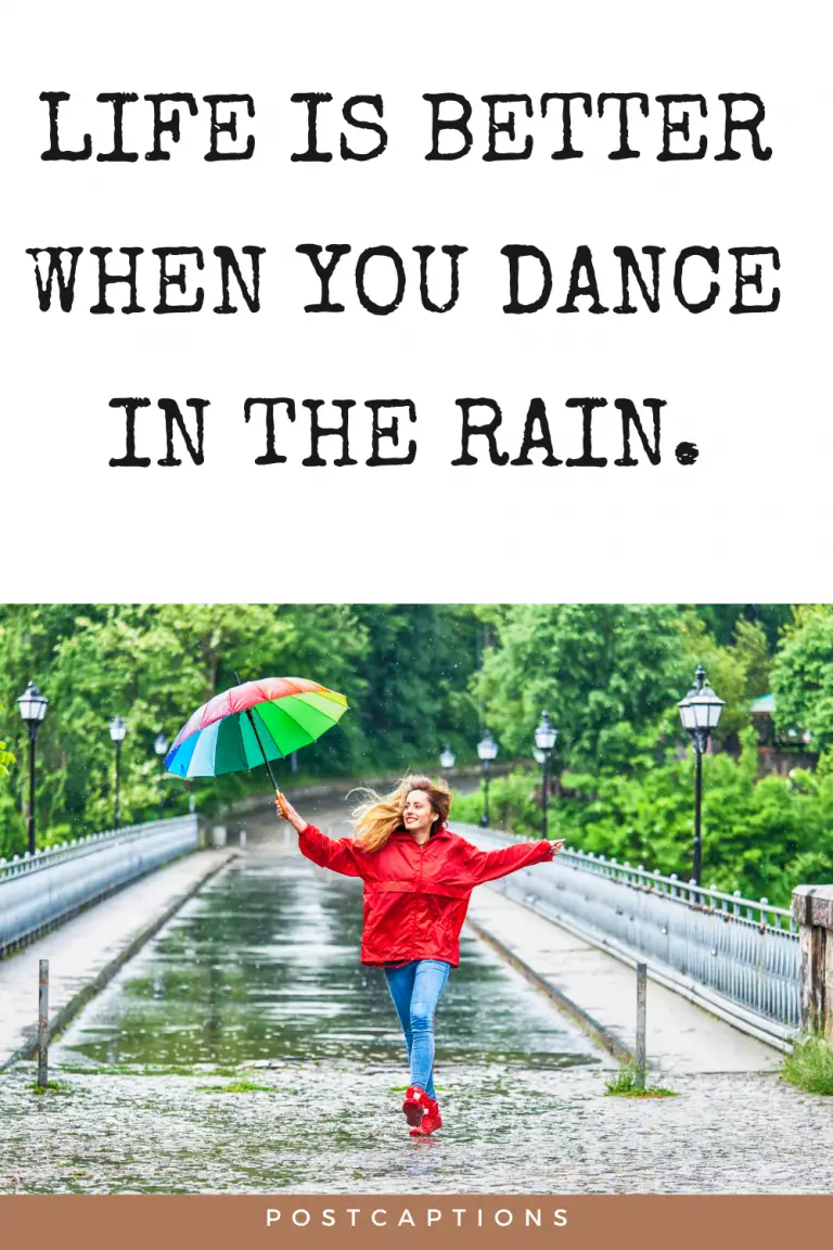 Rain Captions For Instagram Funny