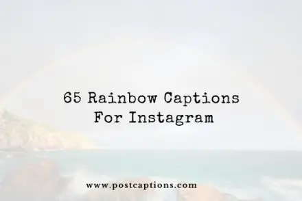 Rainbow captions for Instagram
