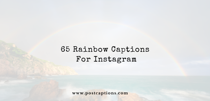 Rainbow captions for Instagram