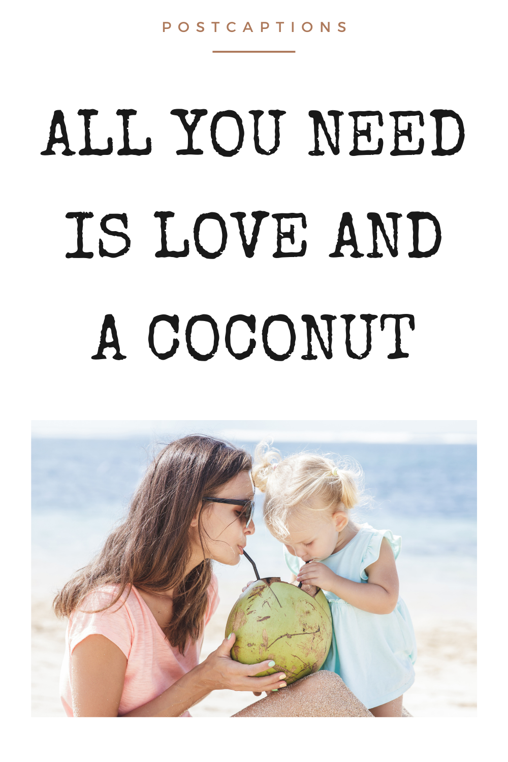 Coconut captions