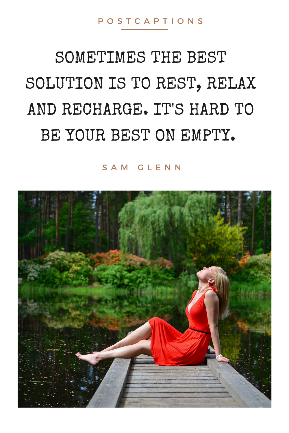 Relaxation quotes for Instagram