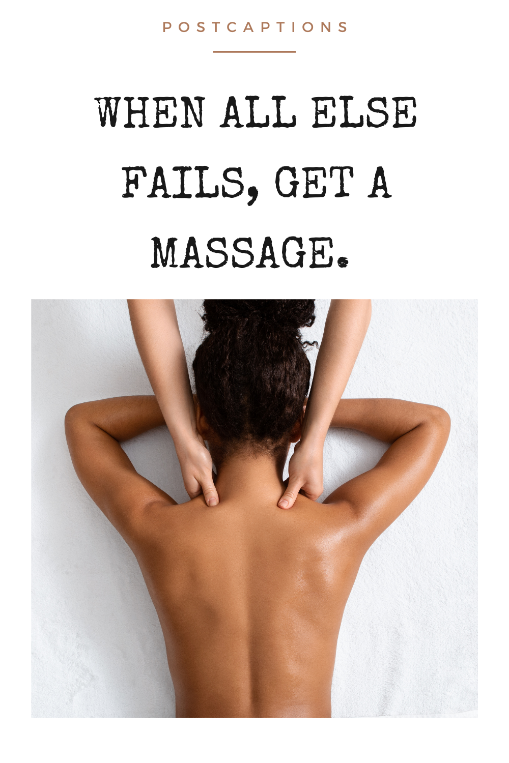 Massage captions for Instagram