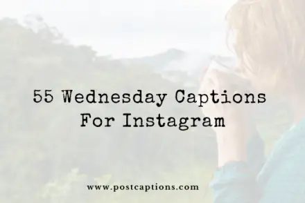 Wednesday captions for Instagram
