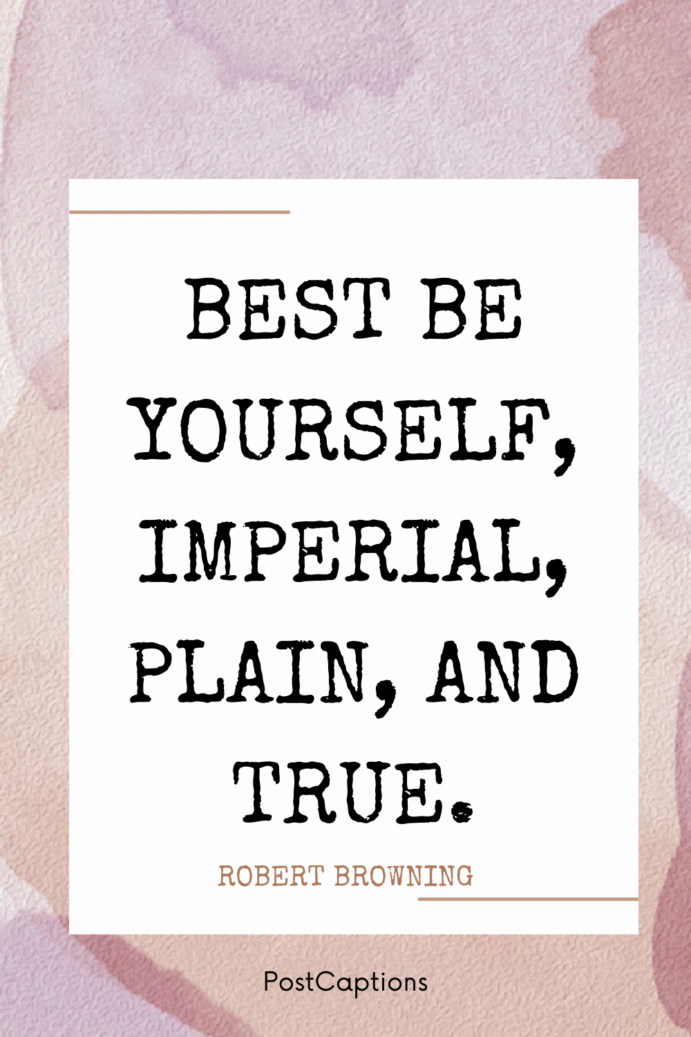 Be Yourself Instagram quotes