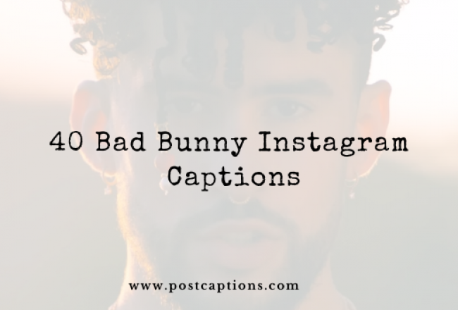 40 Bad Bunny Instagram Captions 