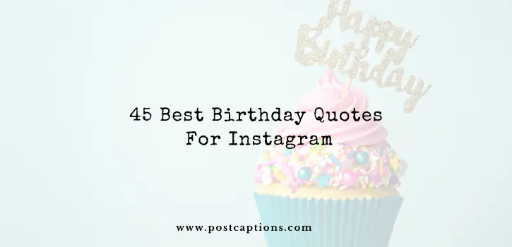 Birthday Quotes for Instagram