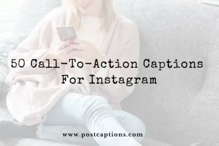 Call to actions Instagram captions
