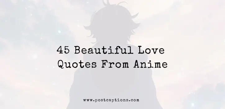 love quotes from anime