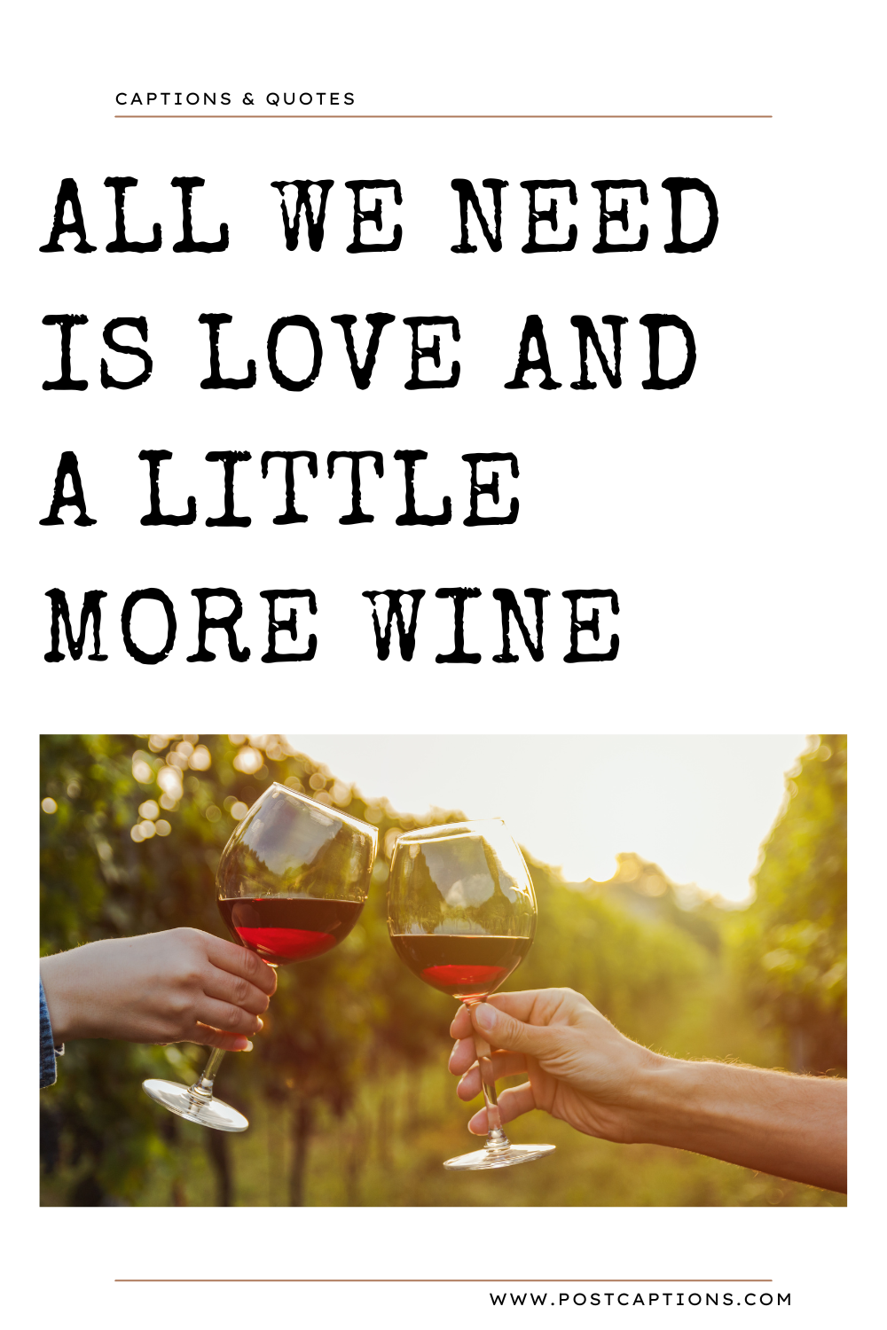 Wine captions for Instagram