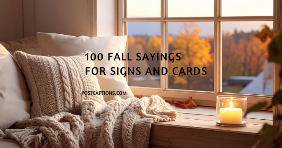 Fall Sayings
